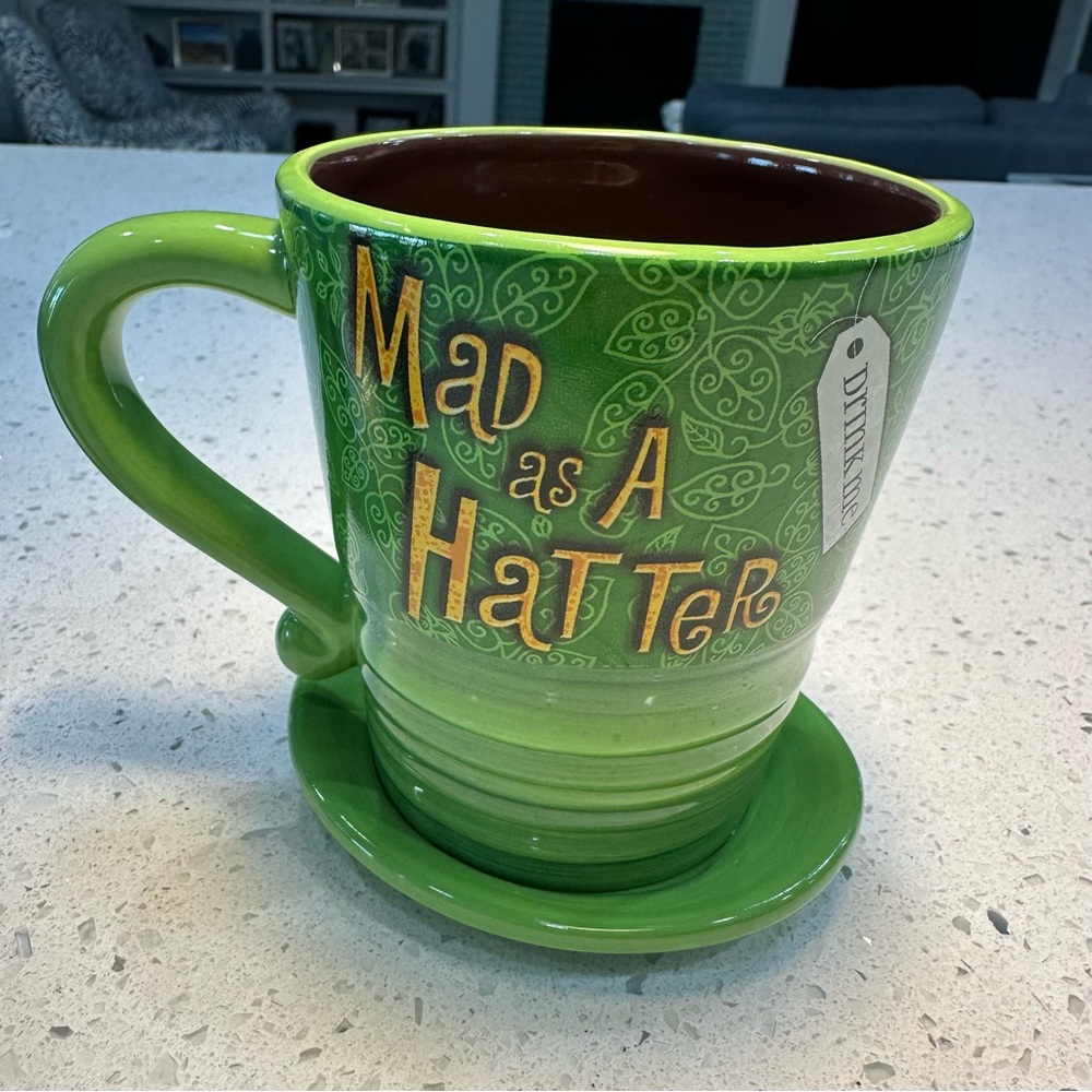 Disney Alice in Wonderland Mad Hatter Mug – Excellent Condition